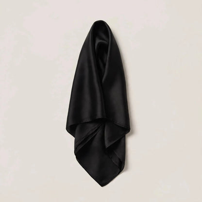 Scarf i siden - svart